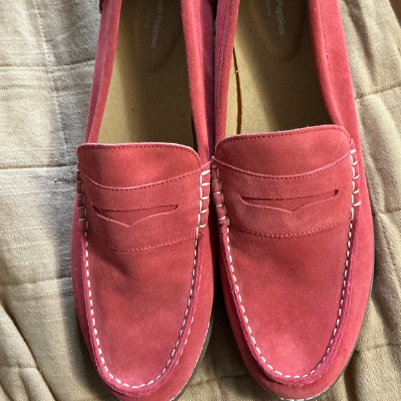 Hush puppies loafers shoes suede size 12 m - Picture 1 of 6